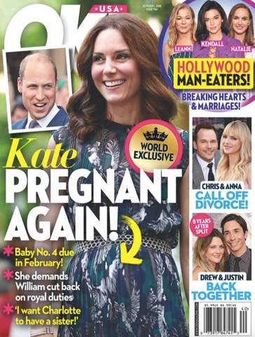 Kate Middleton Pregnant Fourth Baby
