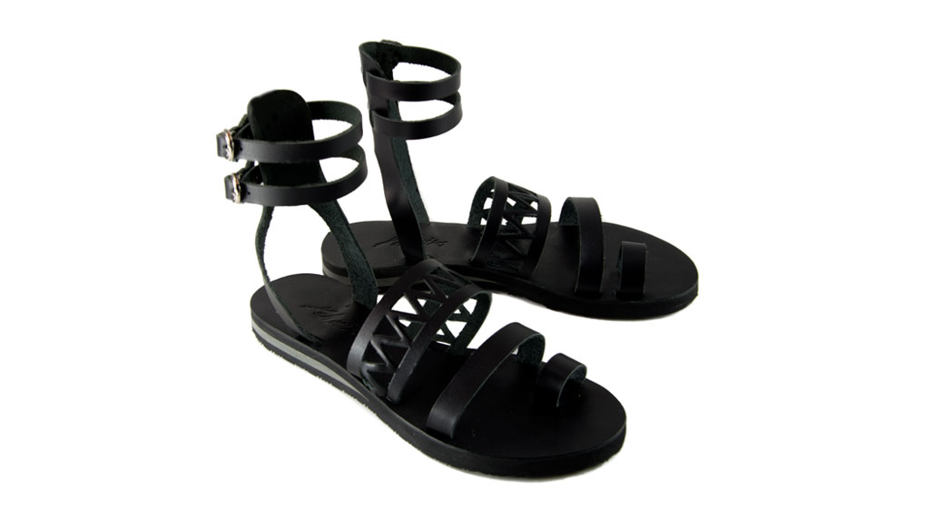 Areti Black Sandals 2